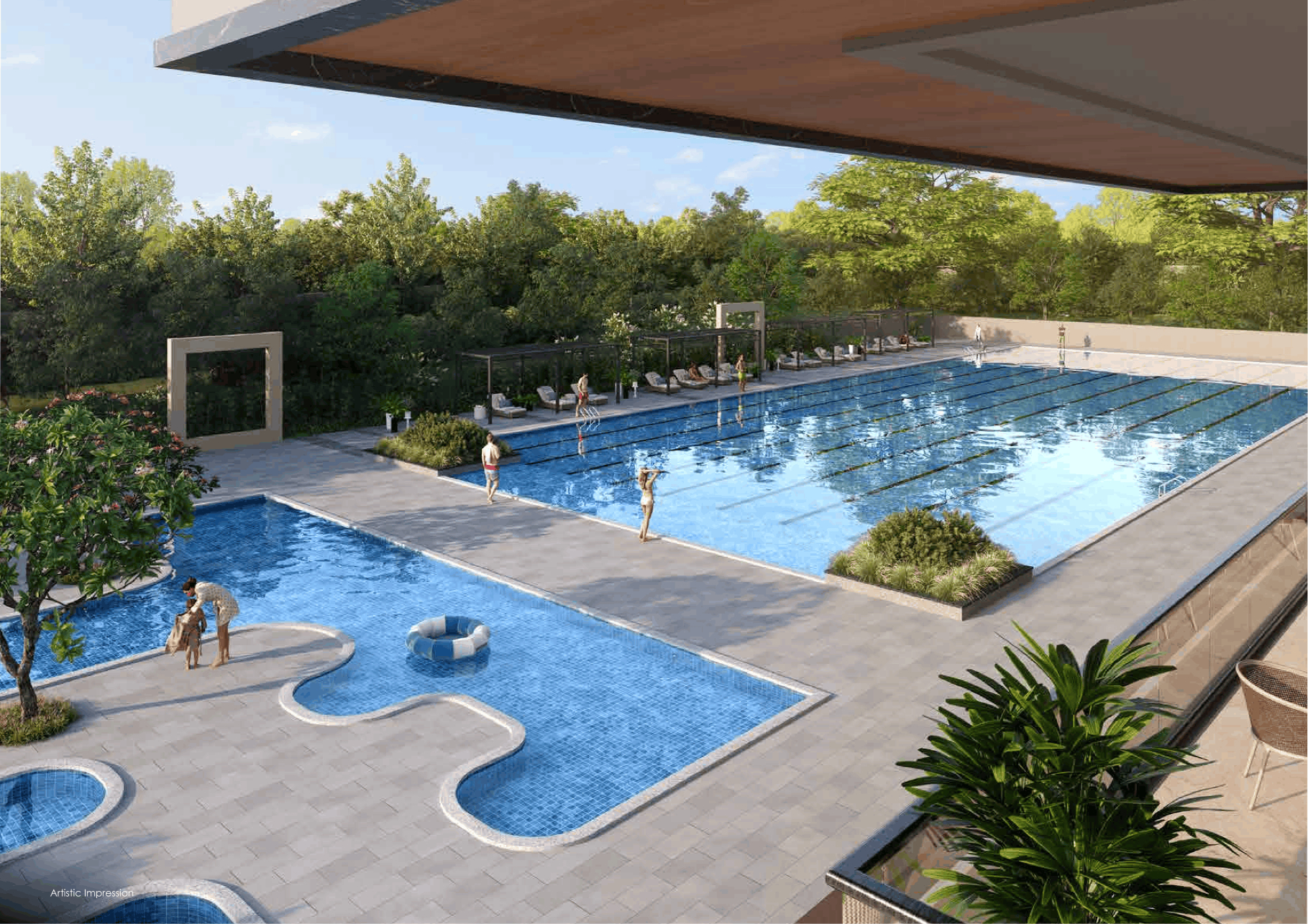 Nambiar District 25 Phase 3 – clubhouse